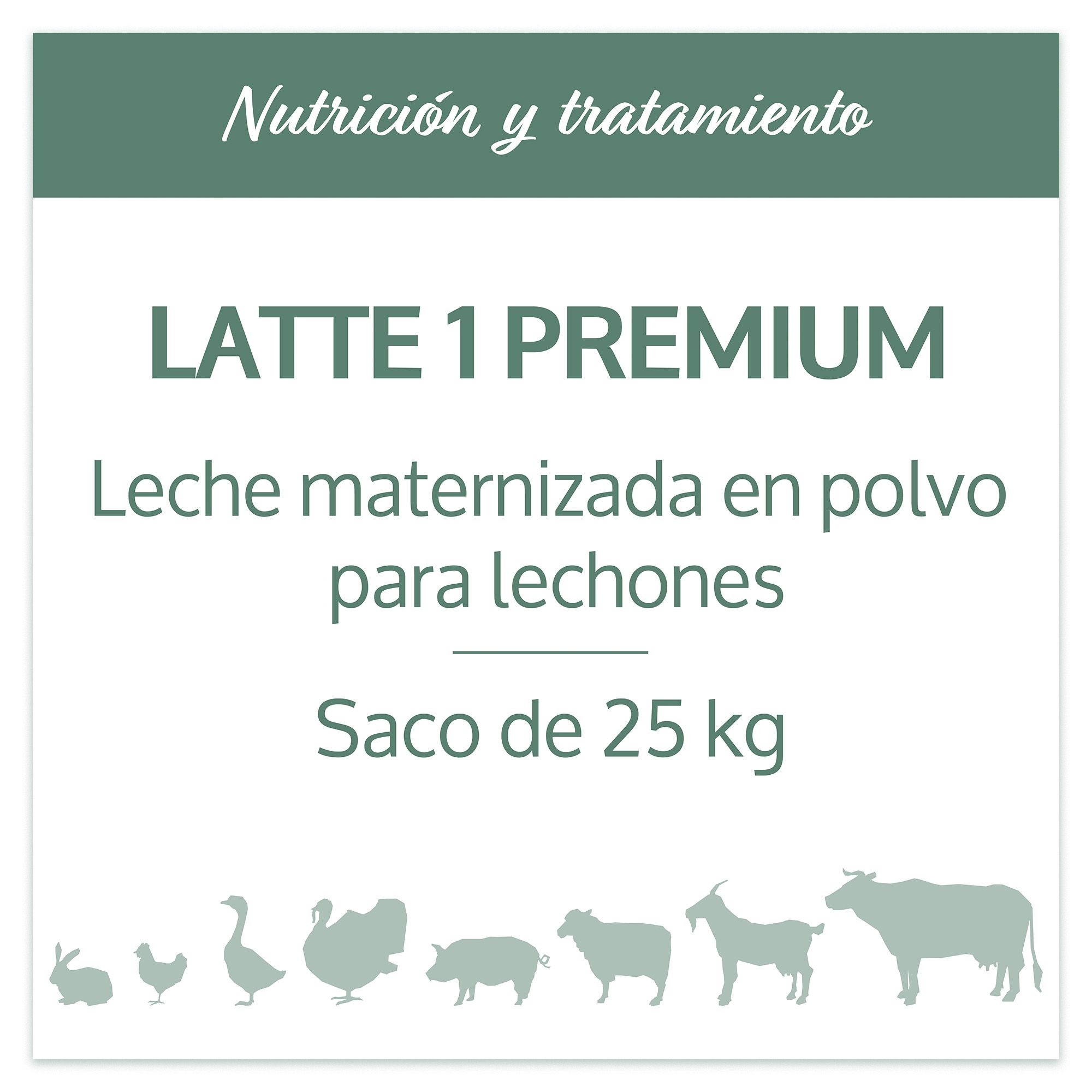 Leche Maternizada en Polvo para Lechones -Latte 1 Premium